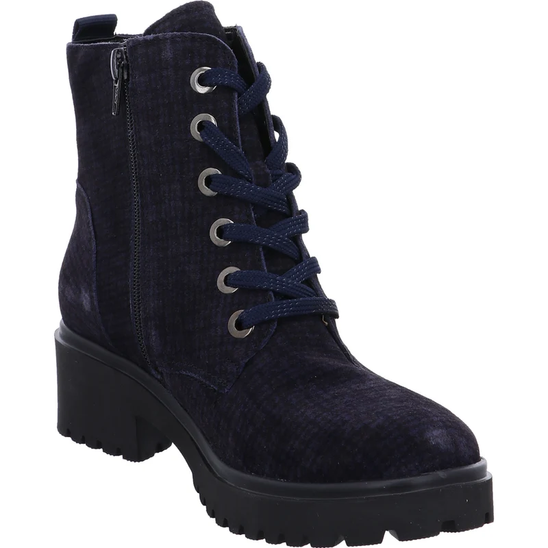 Waldläufer Stiefelette H-Luise blau