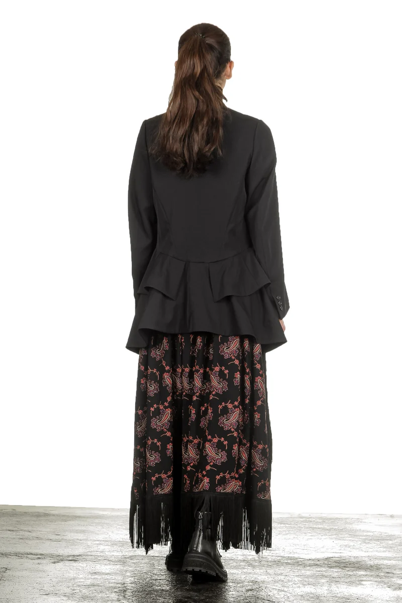 Comme Des Garçons Damen Blazer mit Einsätzen schwarz