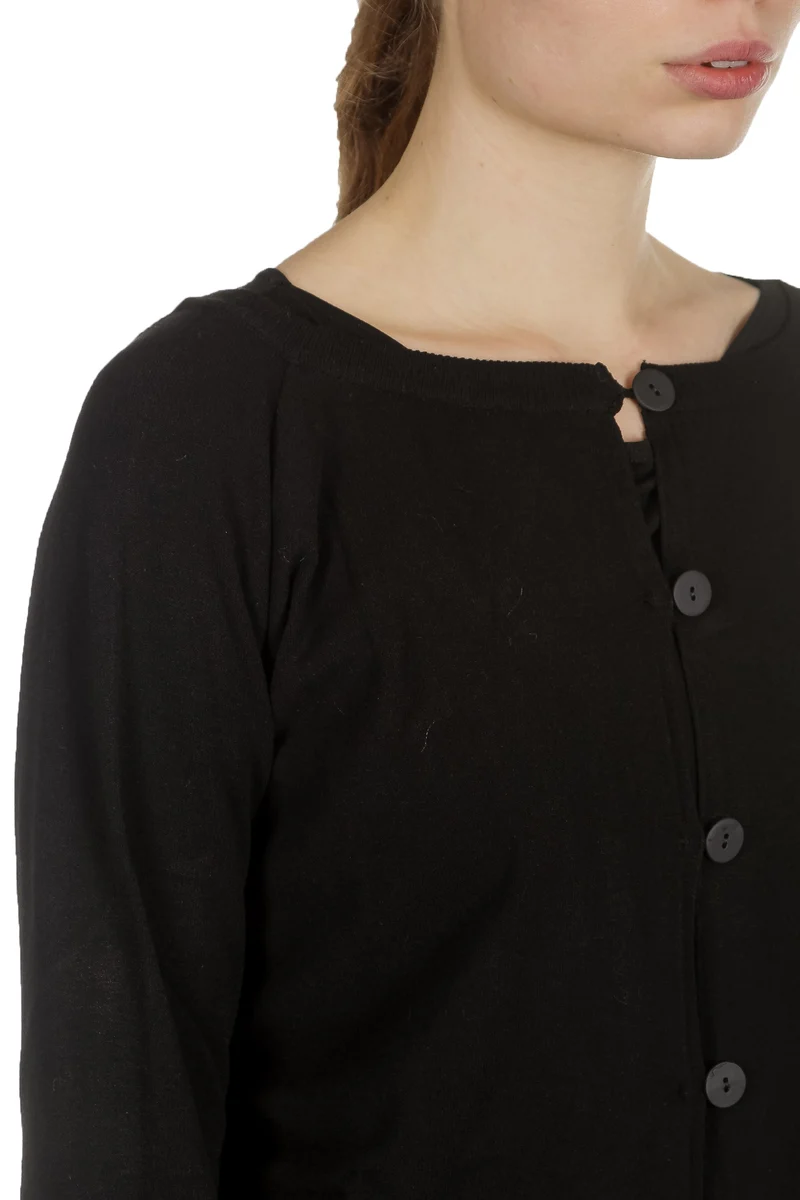 Sarah Pacini Damen Strickjacke schwarz