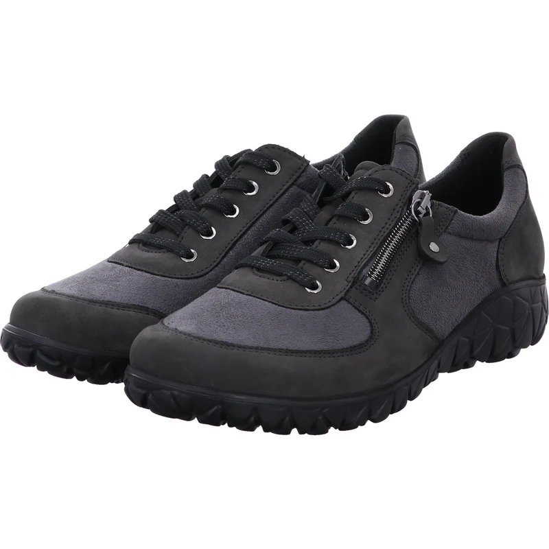 Waldläufer Schnürschuh Havy-Soft grau