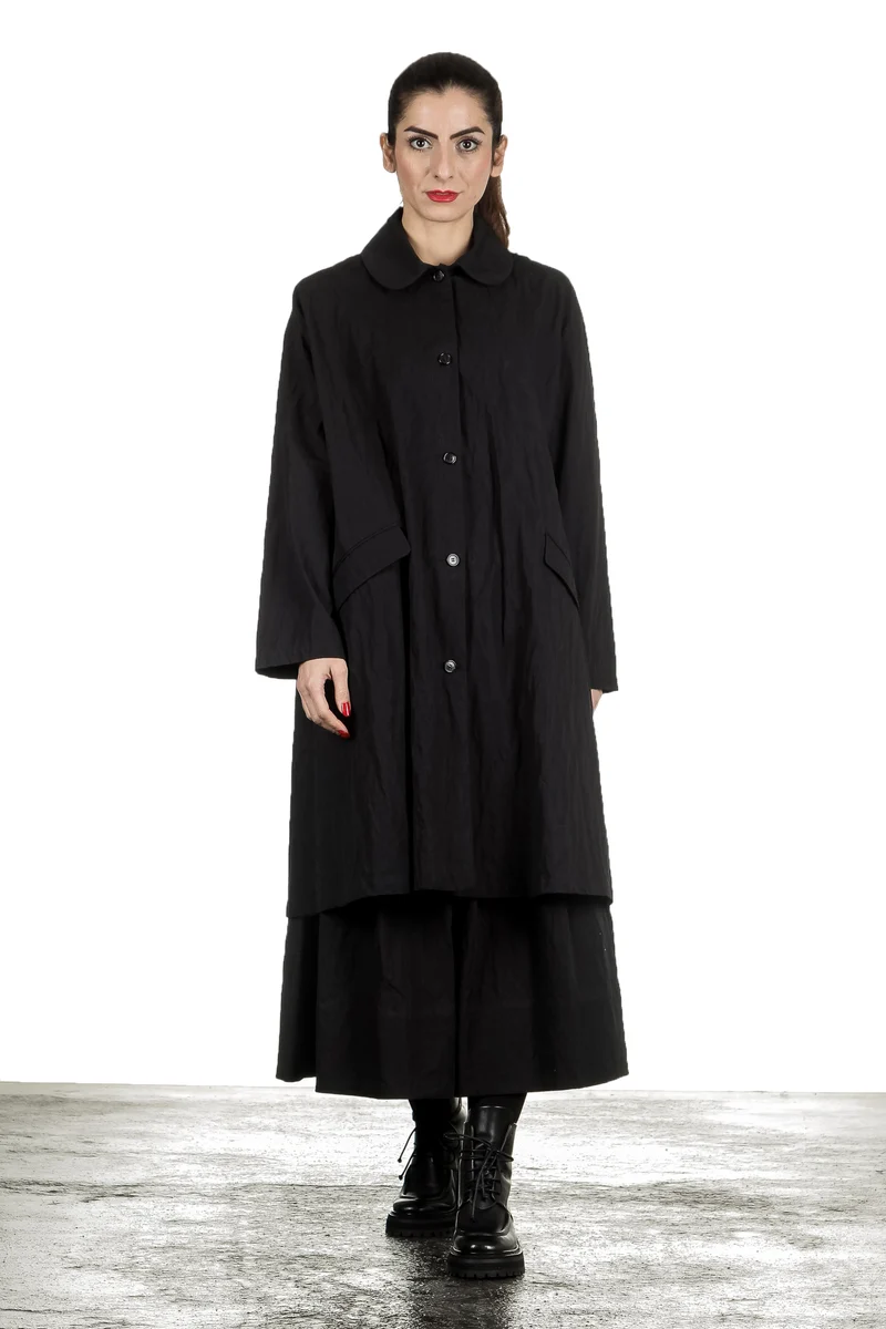 Apuntob Damen Avantgarde Maxirock schwarz