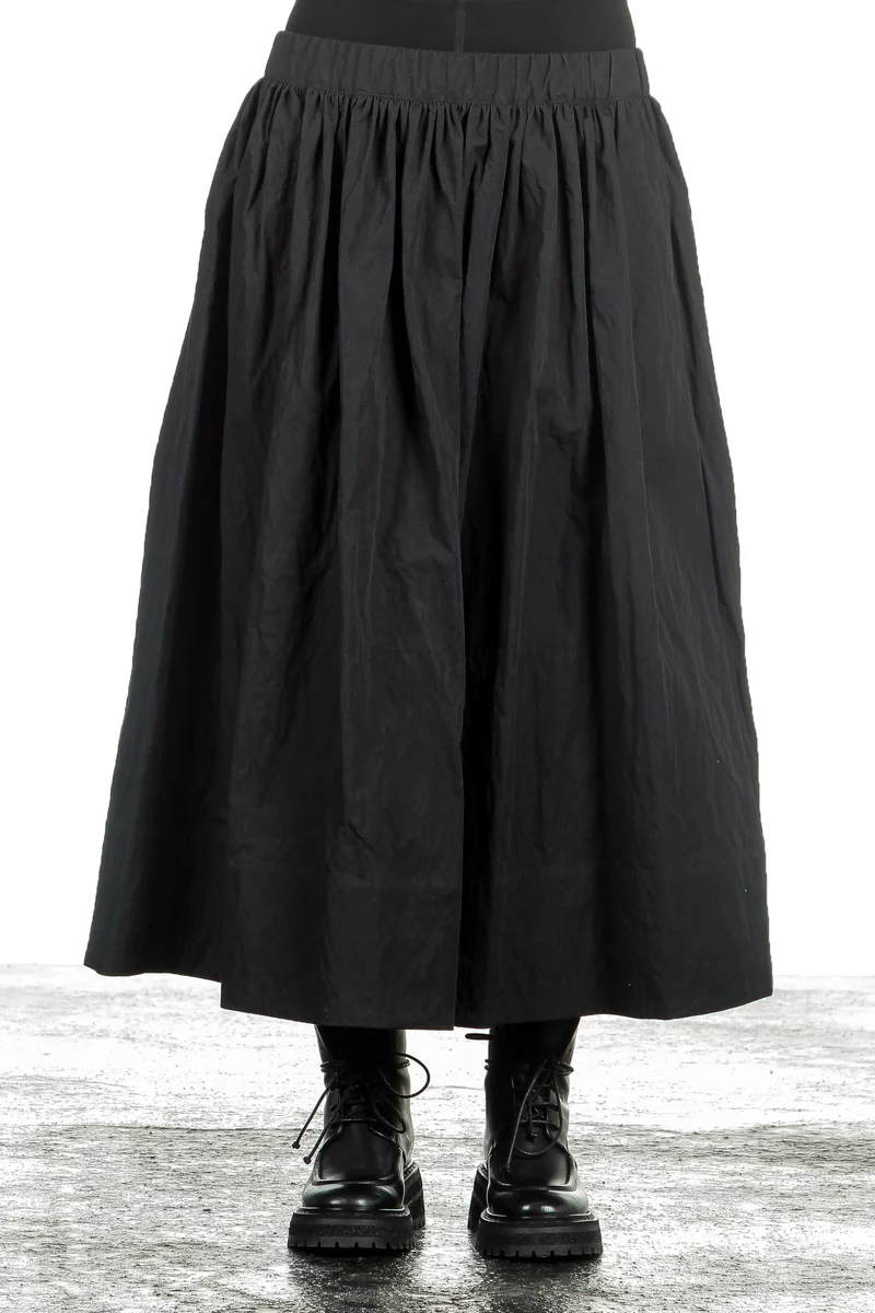 Apuntob Damen Avantgarde Maxirock schwarz