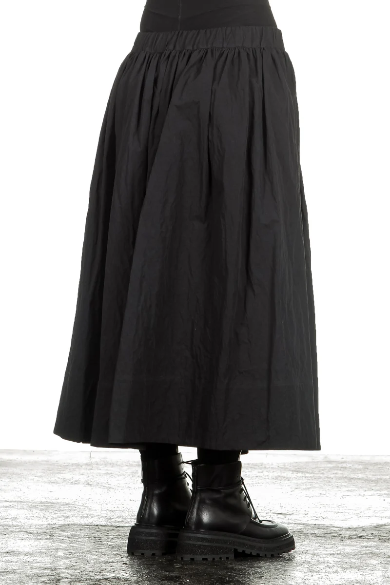 Apuntob Damen Avantgarde Maxirock schwarz