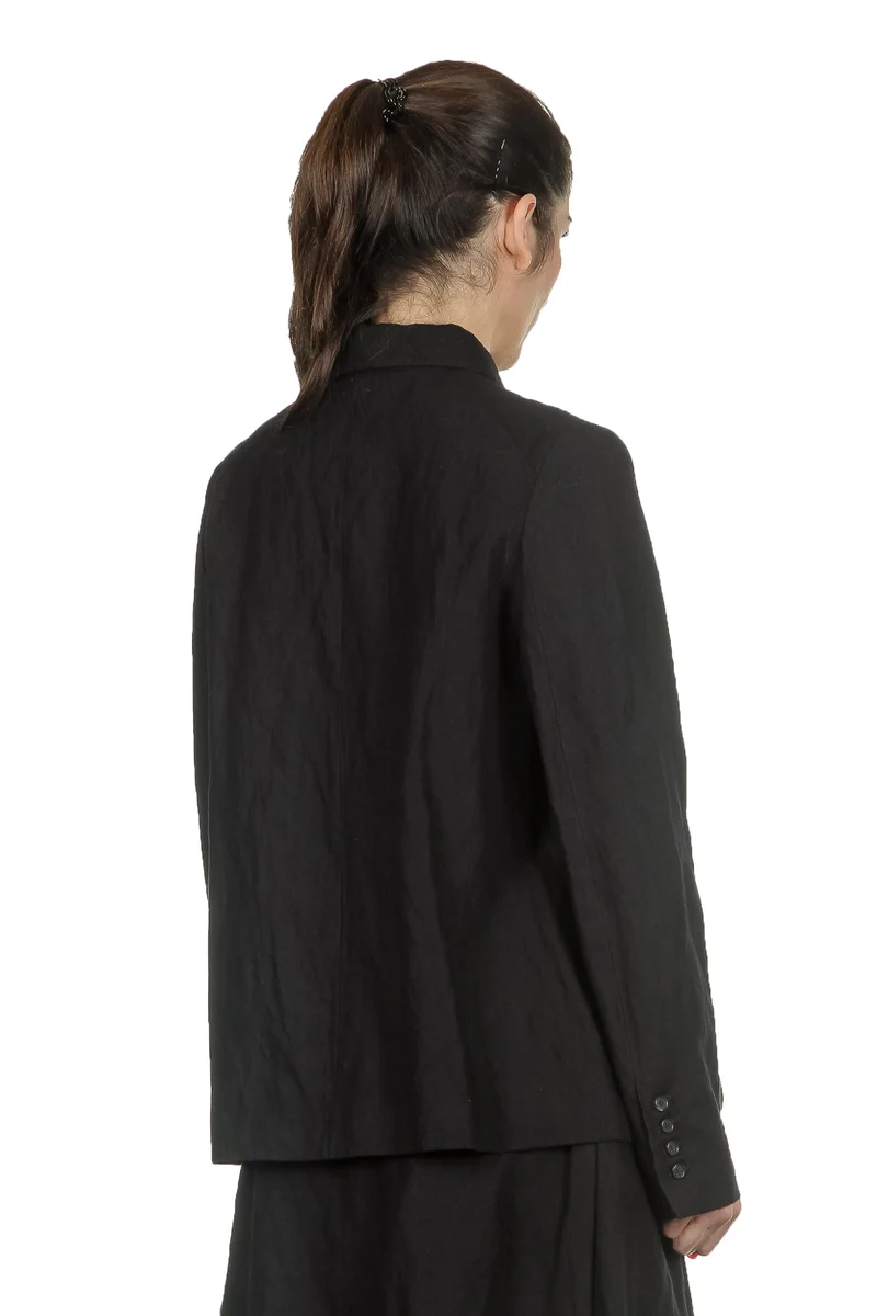 Apuntob Damen Avantgarde Kurzjacke schwarz