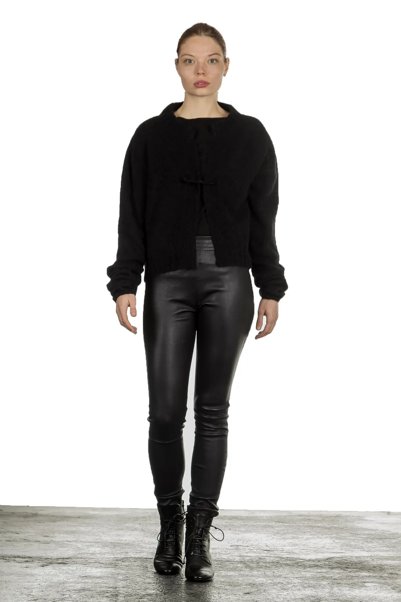 Sarah Pacini Damen Strickjacke schwarz