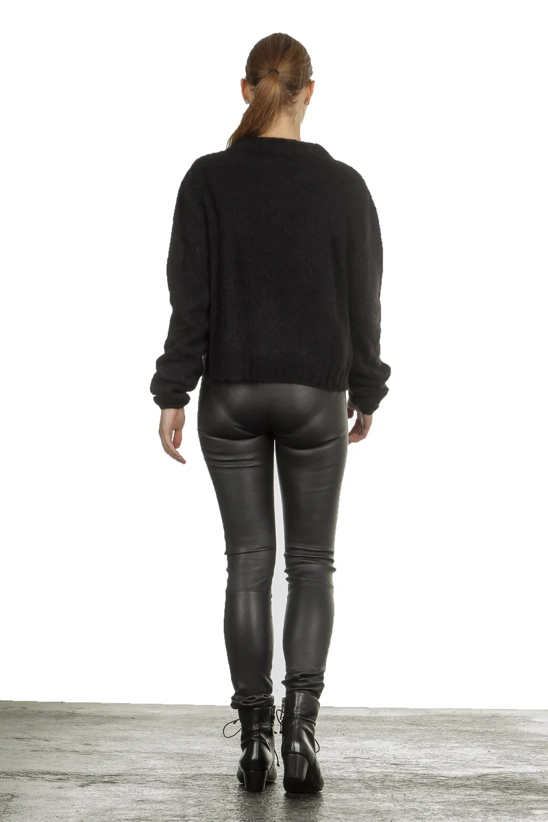 Sarah Pacini Damen Strickjacke schwarz