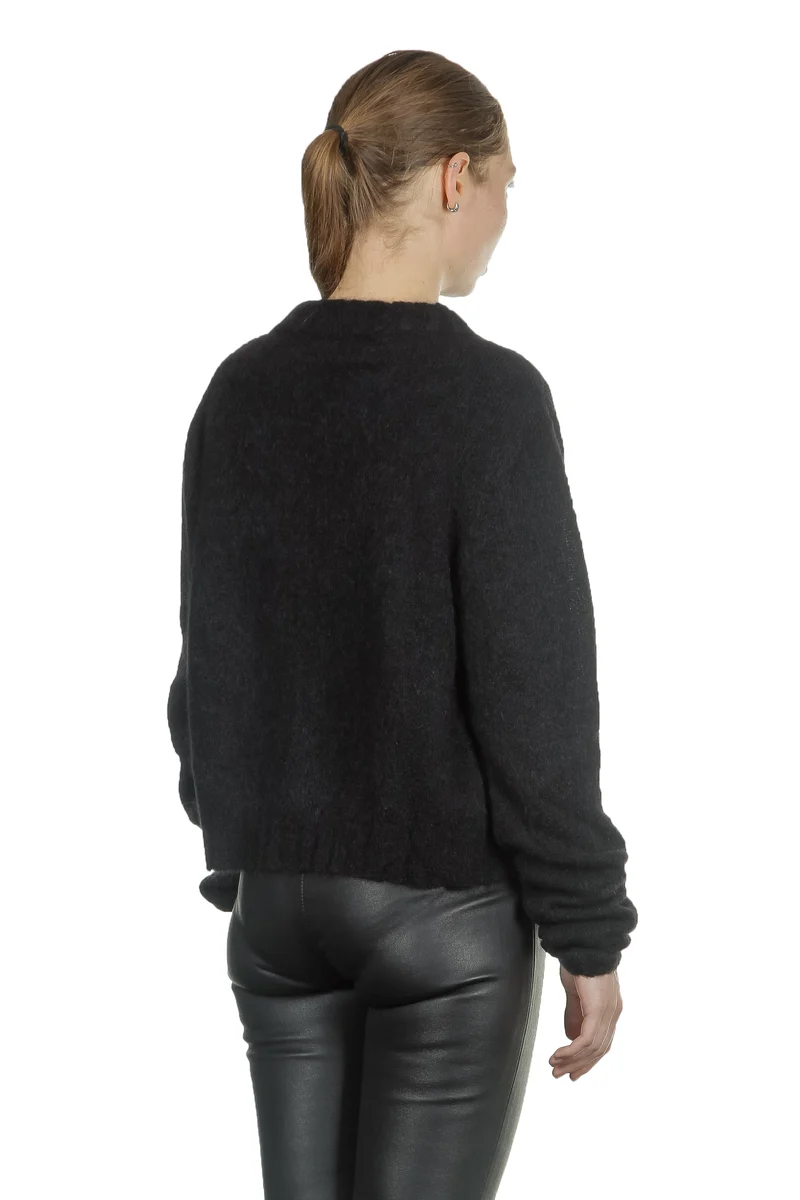 Sarah Pacini Damen Strickjacke schwarz