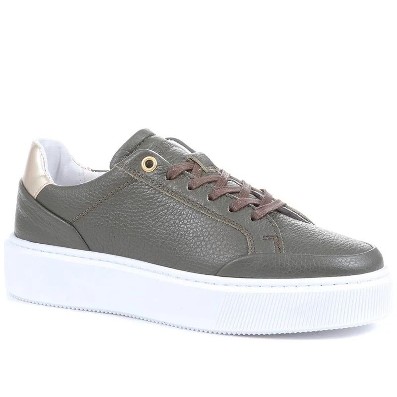 Malou Chunky Platform Trainers - MALOU / 323 169 - Olive