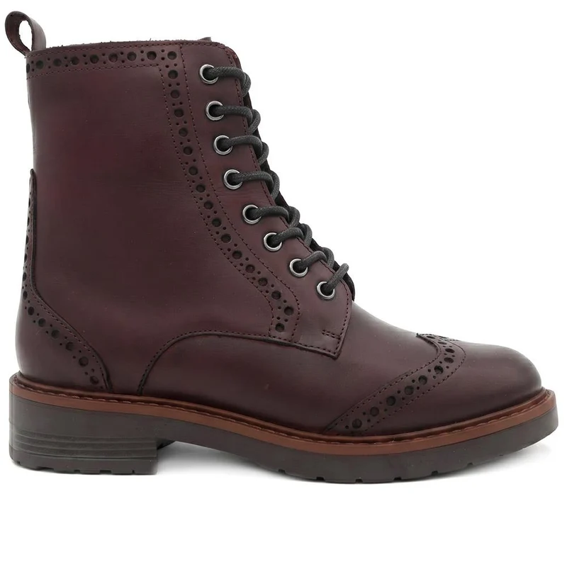 Noho Brogue Boots - NOHO / 326 023 - Burgundy