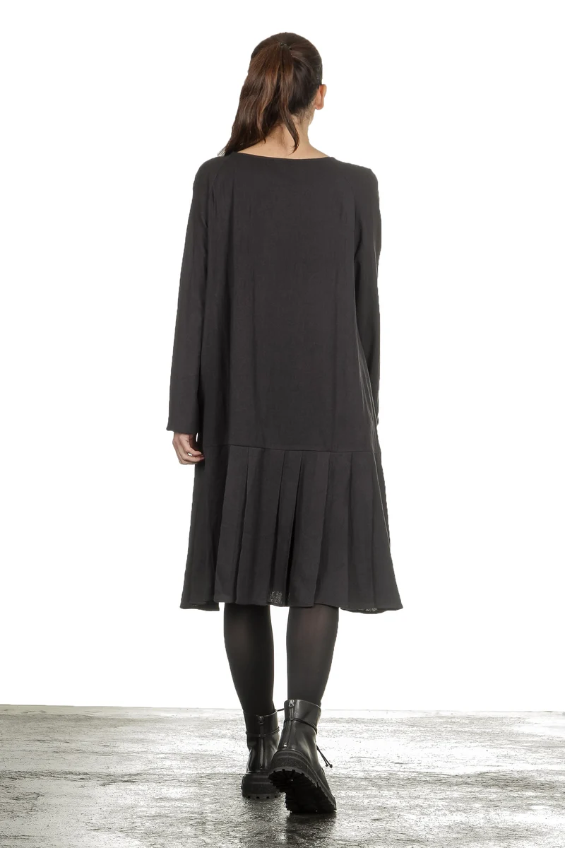 Apuntob Damen Avantgarde Kleid schwarz