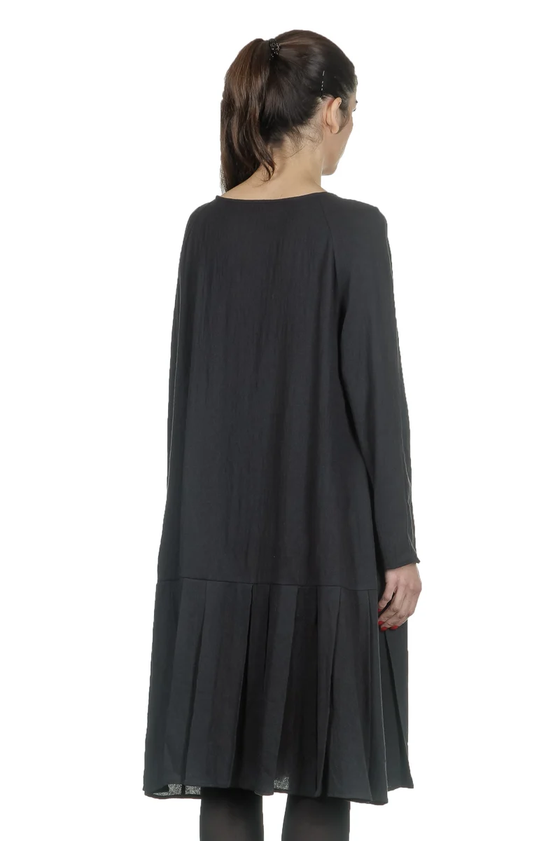 Apuntob Damen Avantgarde Kleid schwarz