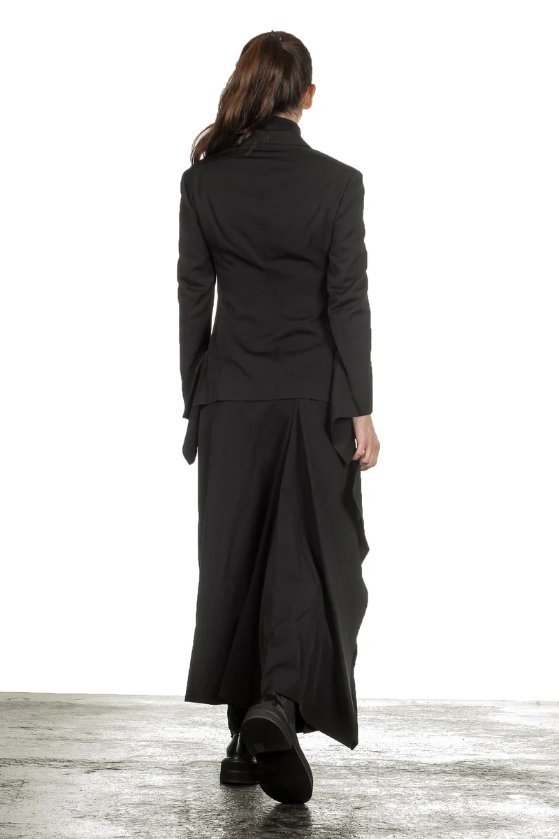 Yohji Yamamoto Damen Avantgarde Blazer schwarz