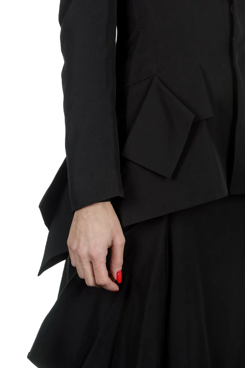 Yohji Yamamoto Damen Avantgarde Blazer schwarz