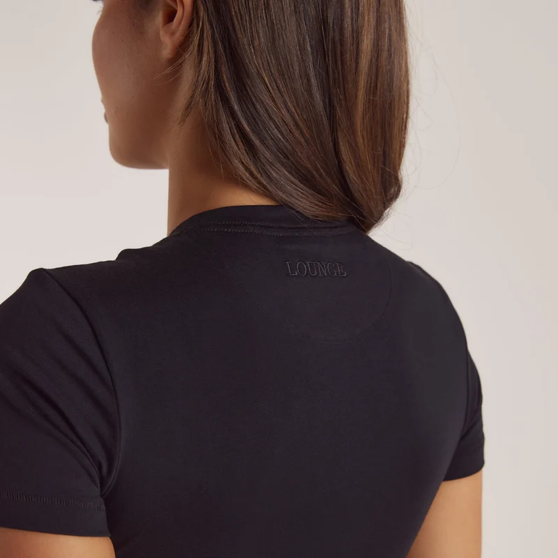 Kurzärmeliges T-Shirt - Schwarz