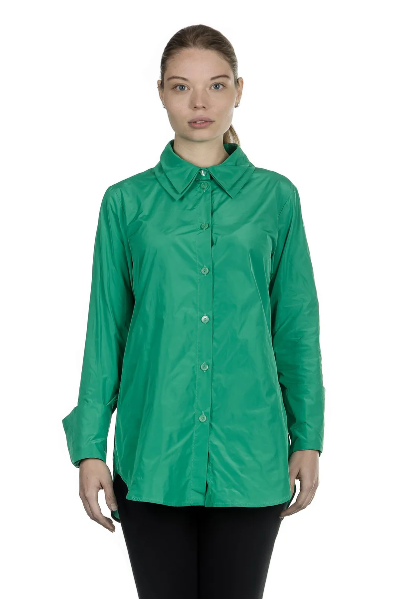 Katharina Hovman Damen Bluse grün