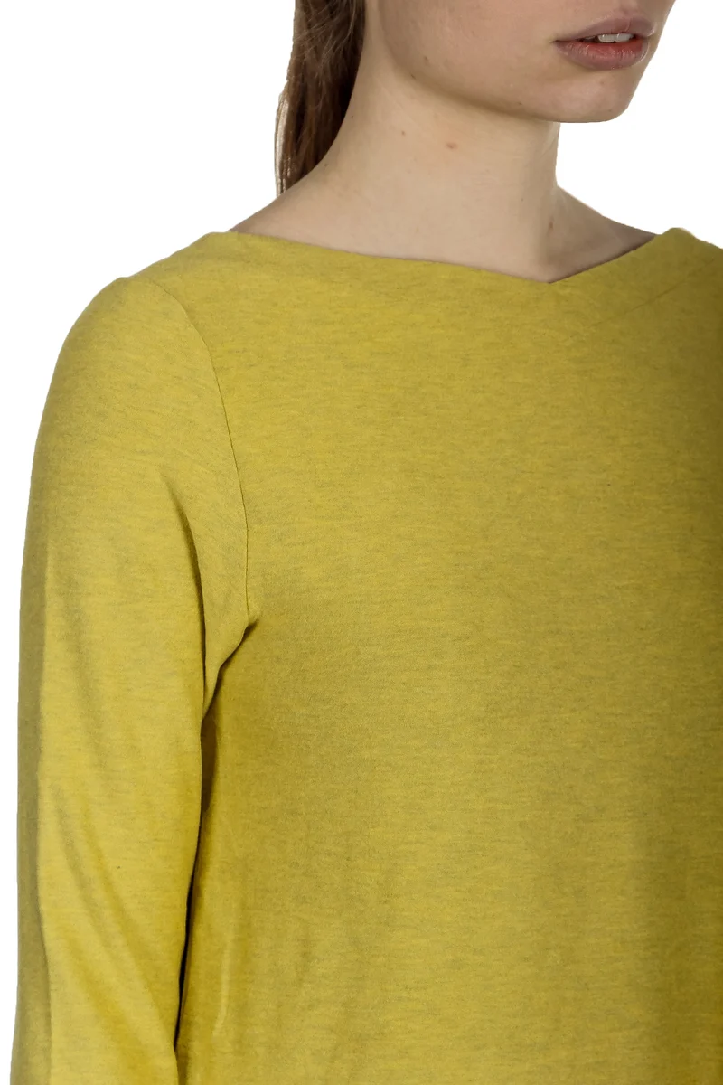 The Swiss Label Damen Langarm Shirt gelb