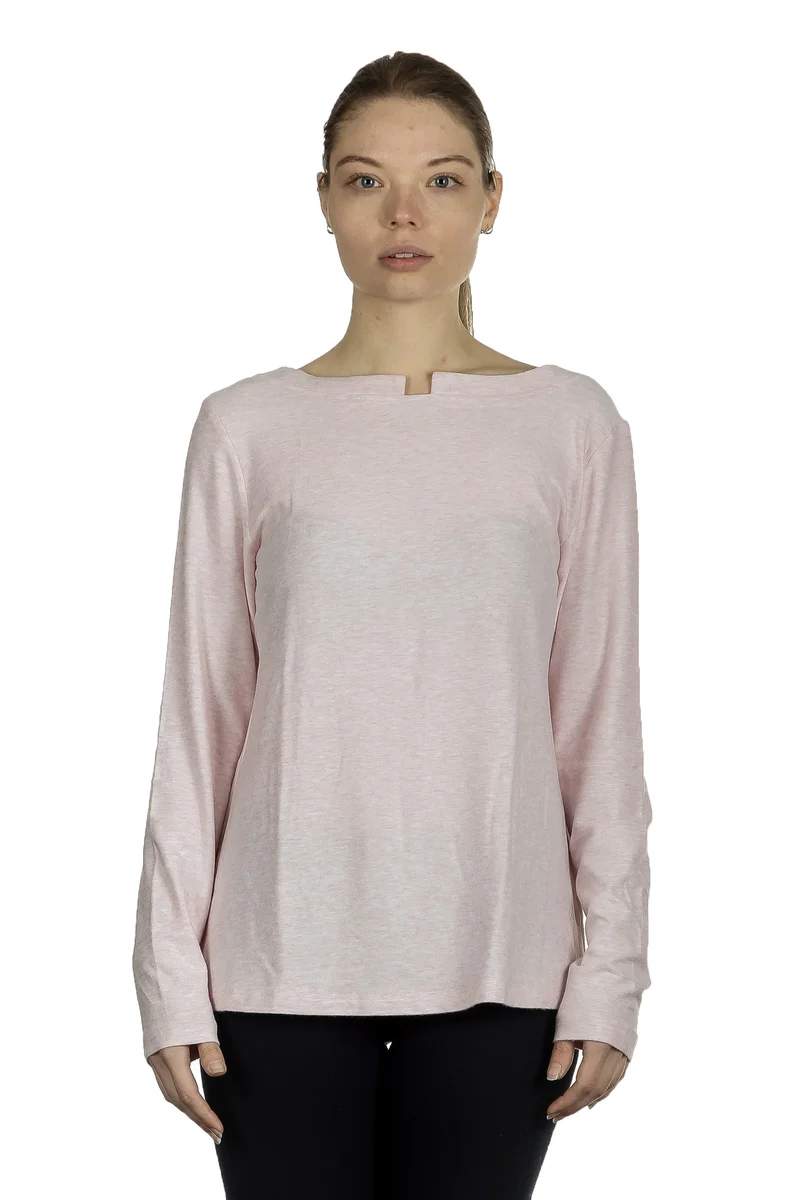 The Swiss Label Damen Langarm Shirt puder
