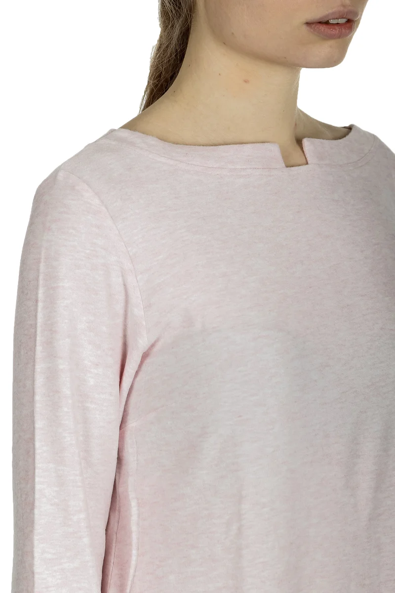 The Swiss Label Damen Langarm Shirt puder