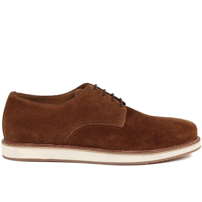 Lowen2 Suede Casual Lace-Ups - LOWEN2 / 325 114 - Tobacco