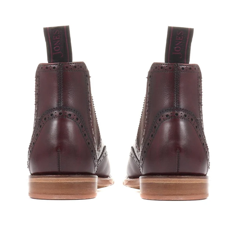 Kenia Goodyear Welted Leather Chelsea Boots - KENIA / 322 783 - Plum