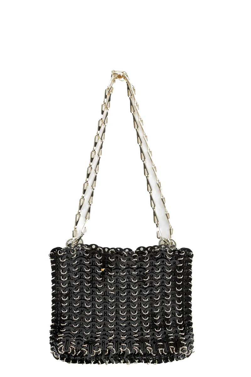 Paco Rabanne 1969 Onyx Black Umhängetasche gold/schwarz