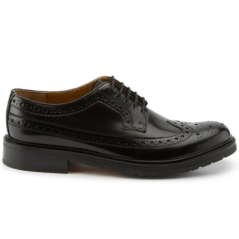 Middlesbrough Leather Brogues - MIDDLESBROUGH / 325 930 - Black Polished