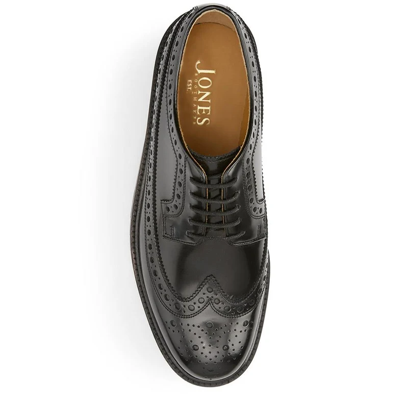 Middlesbrough Leather Brogues - MIDDLESBROUGH / 325 930 - Black Polished