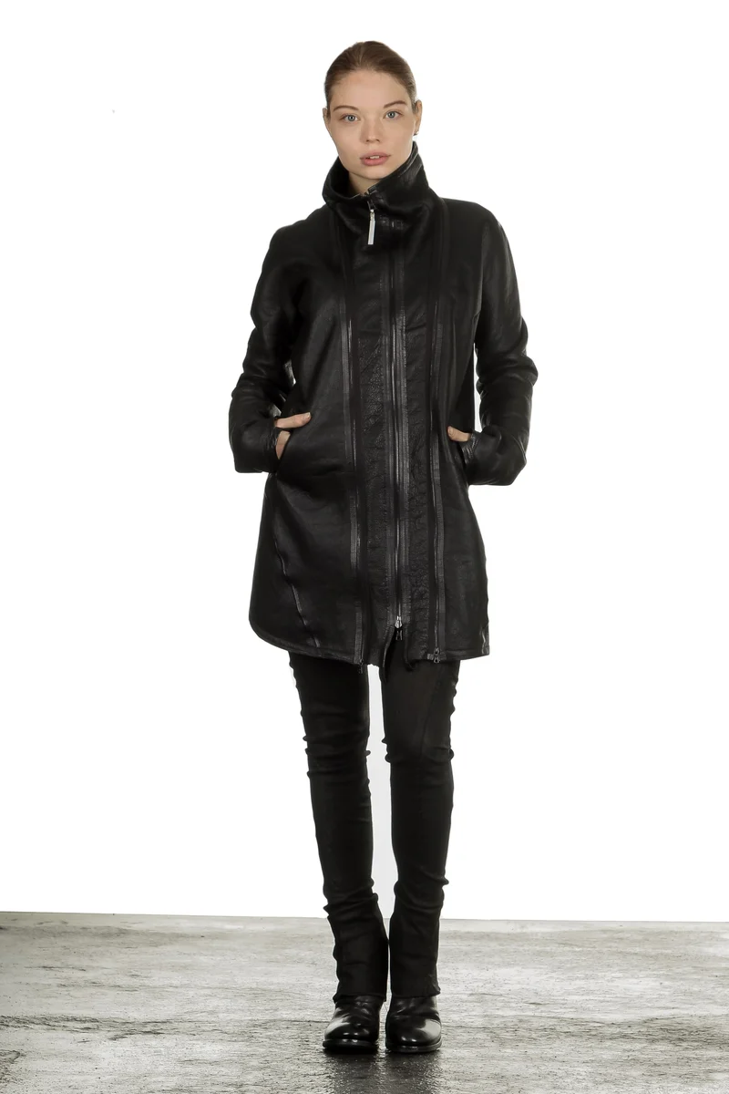 Isaac Sellam Damen Wendejacke aus Lammfell schwarz