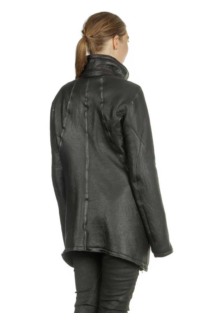 Isaac Sellam Damen Wendejacke aus Lammfell schwarz