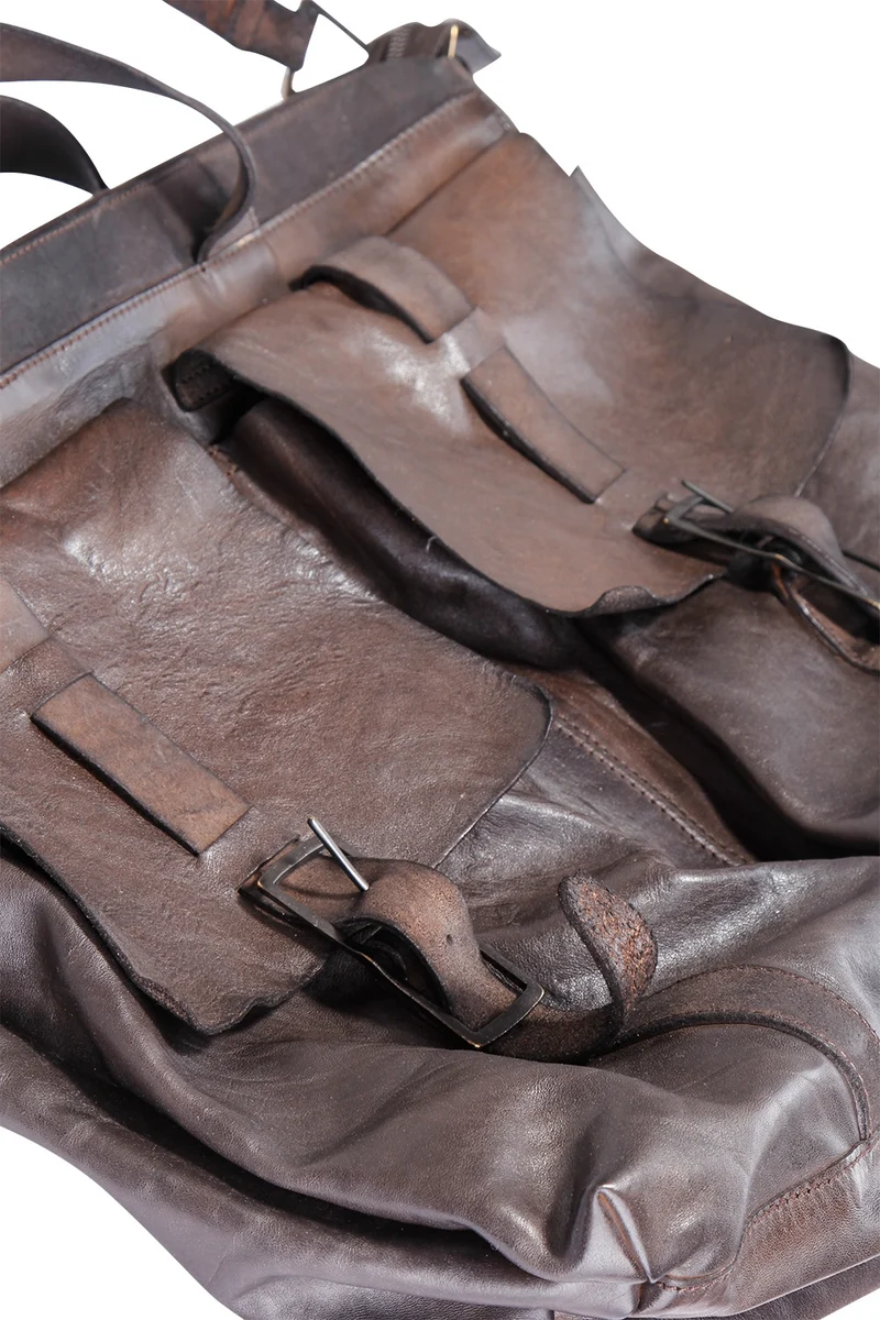 numero 10 Leder Tasche braun