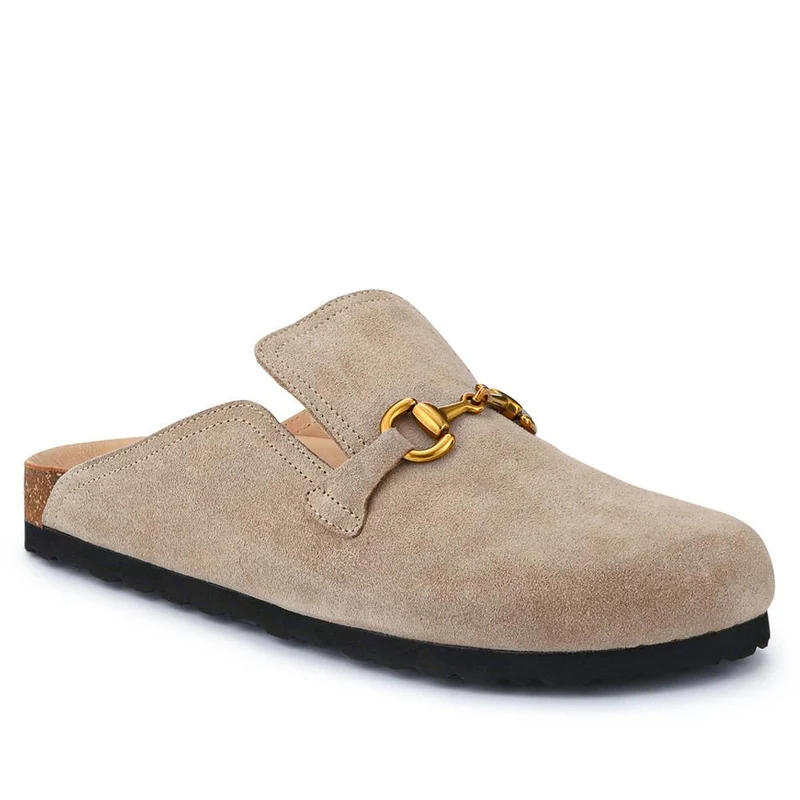 Geona Leather Mules - GEONA / 327 144 - Beige
