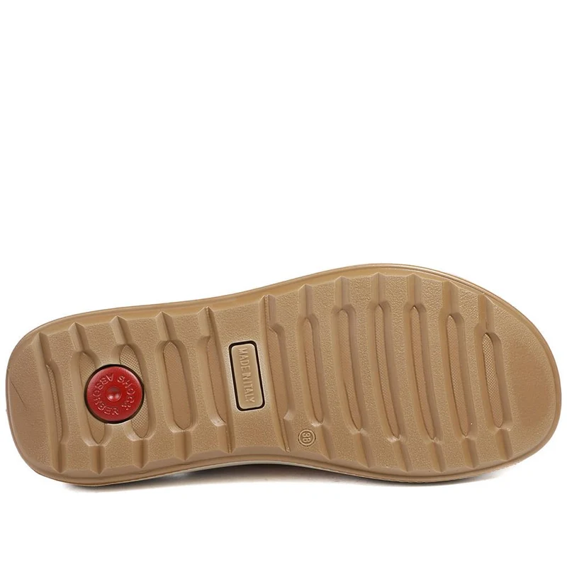 Harlowe Wide Fit Leather Sandals - HARLOWE / 328 993 - Beige