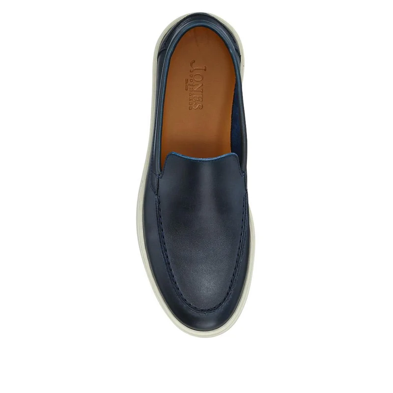 Quade Smart Leather Slip-On Shoes - QUADE / 327 428 - Navy