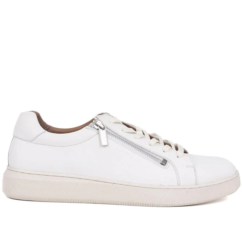 Spenser Leather Trainers - SPENSER / 325 110 - White