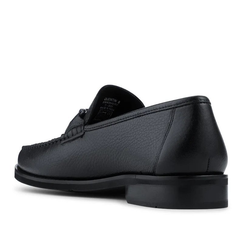 Quentin All Leather Smart Loafers - QUENTIN / 328 712 - Black Grain