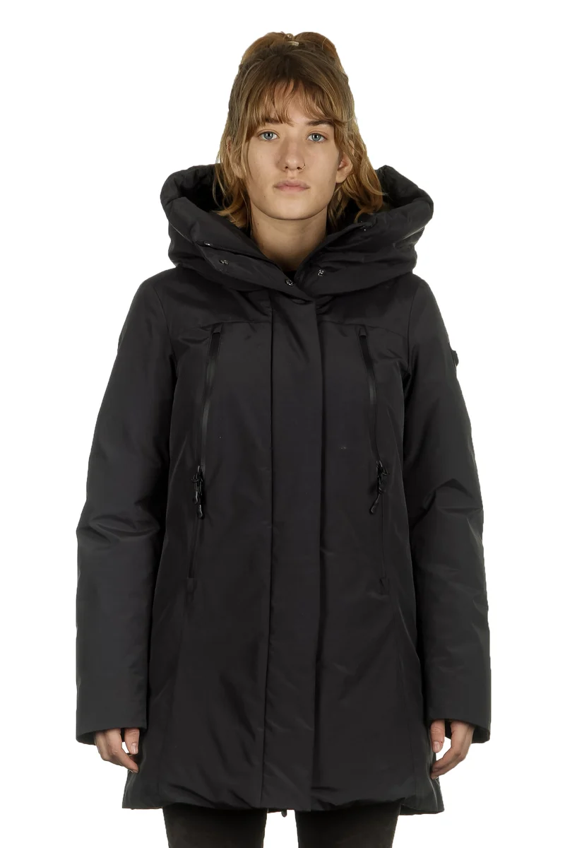 OUTHERE Damen Thermo Parka CALLA DOWN JACKET schwarz