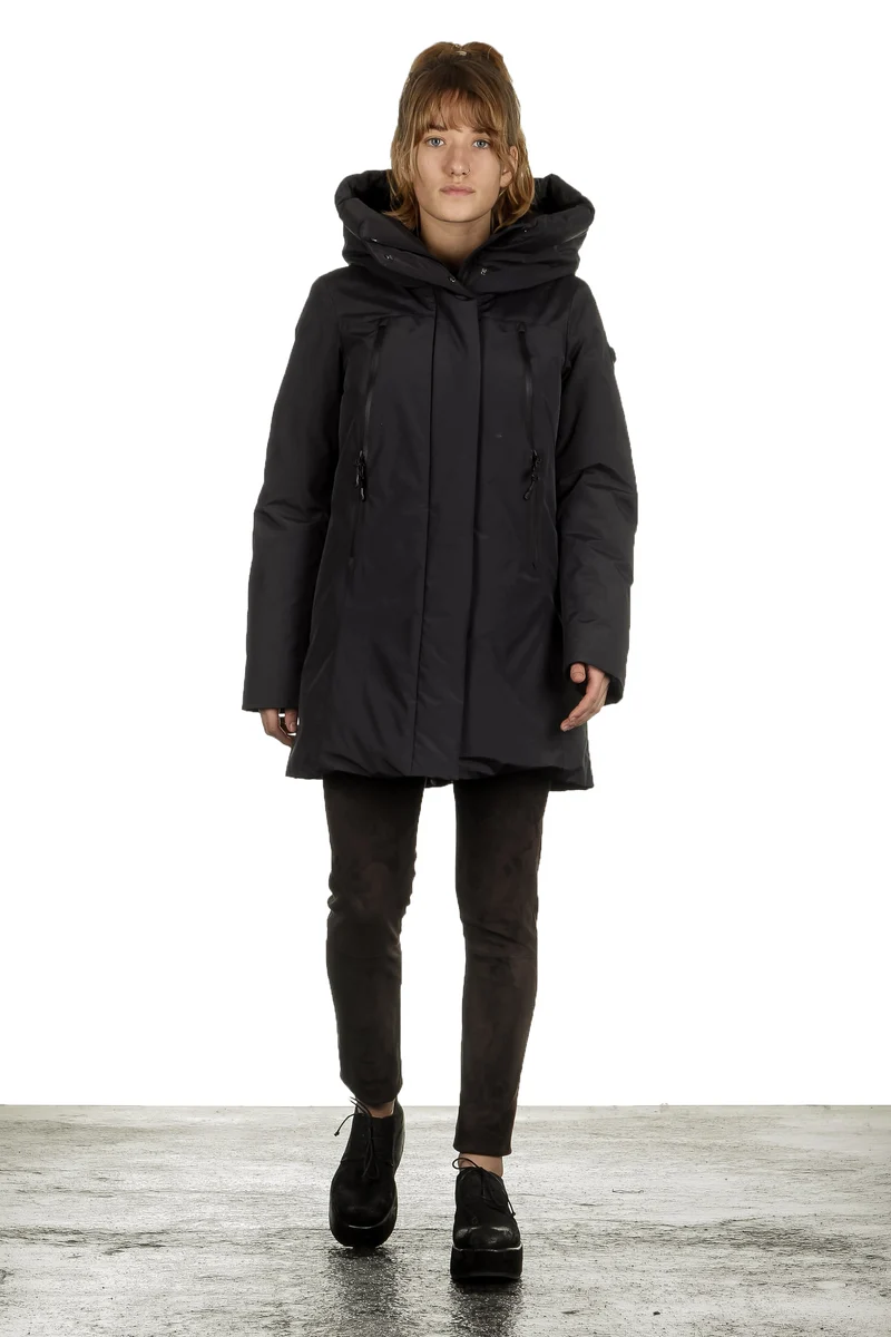 OUTHERE Damen Thermo Parka CALLA DOWN JACKET schwarz