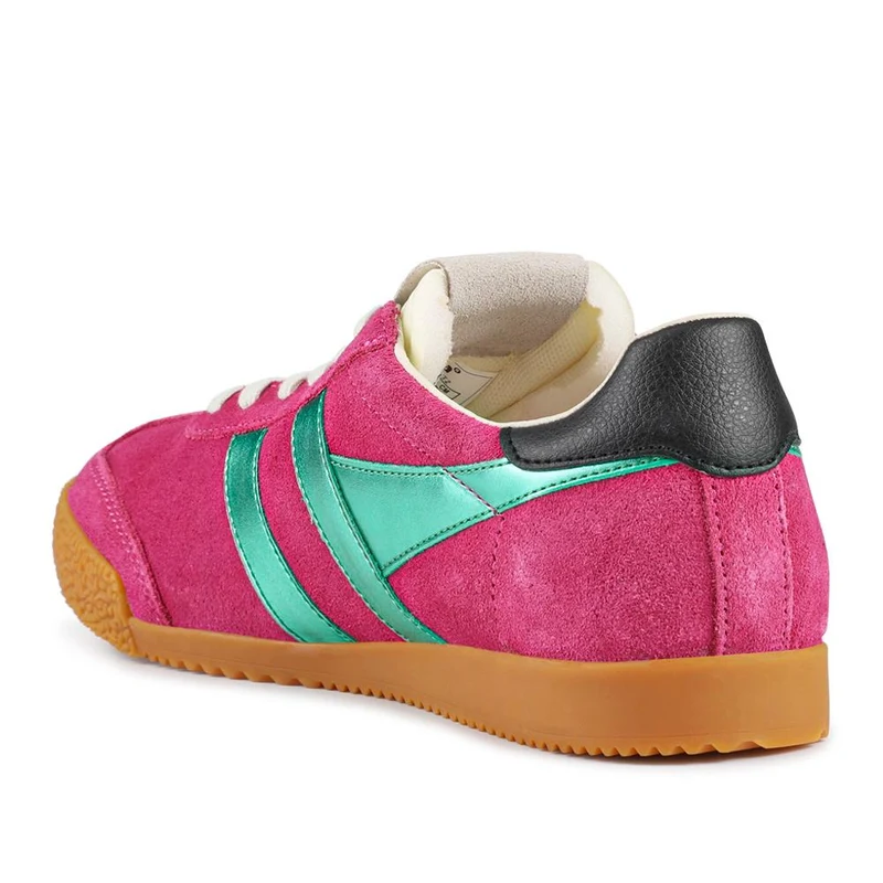 Gola Elan Glitz Leather Trainers - JAC42505 / 327 784 - Fuchsia