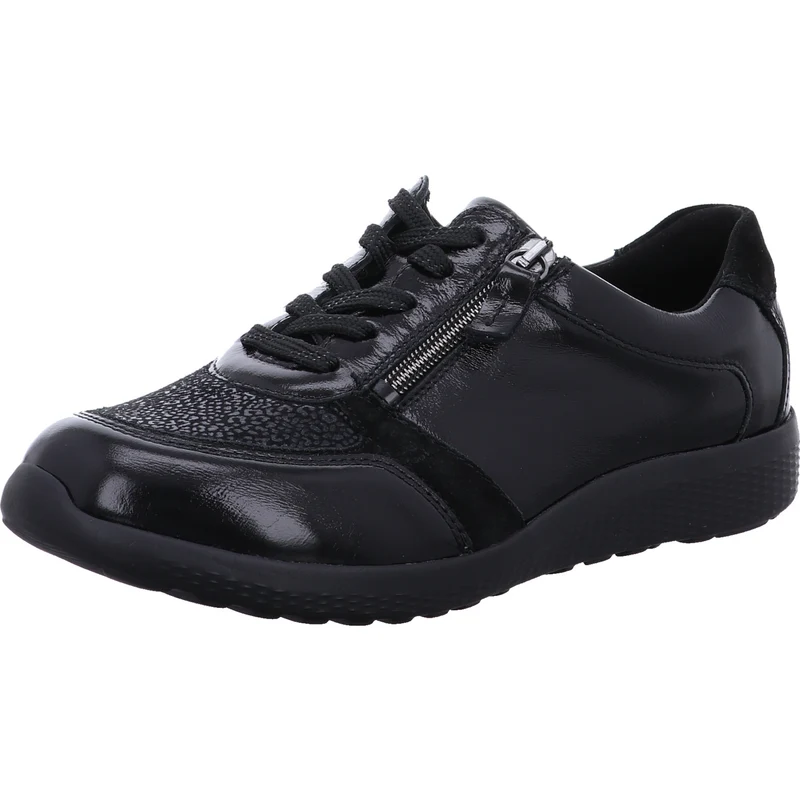 Waldläufer Schnürschuh M-Ira-Soft schwarz