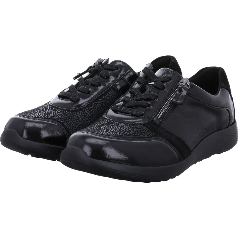 Waldläufer Schnürschuh M-Ira-Soft schwarz