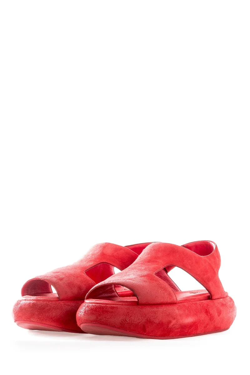 Marsèll Damen Sandale Zeppolello rot