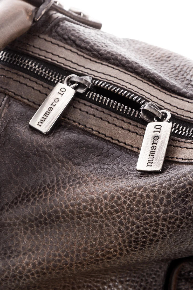 numero 10 Leder Tasche braun