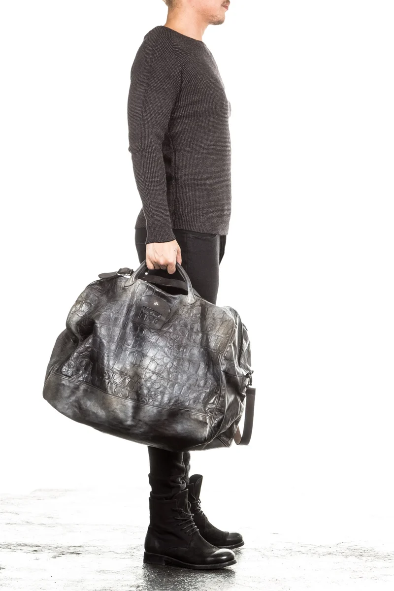 numero 10 Leder Tasche anthrazit