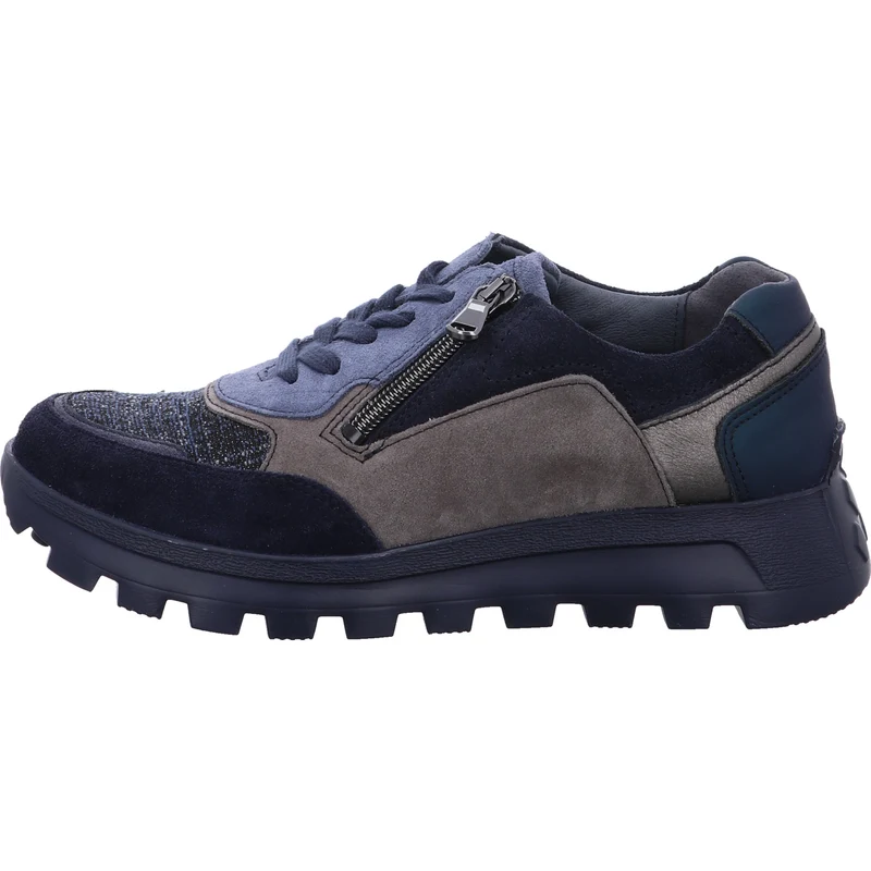 Waldläufer Schnürschuh H-Ajala bl.-kombi.