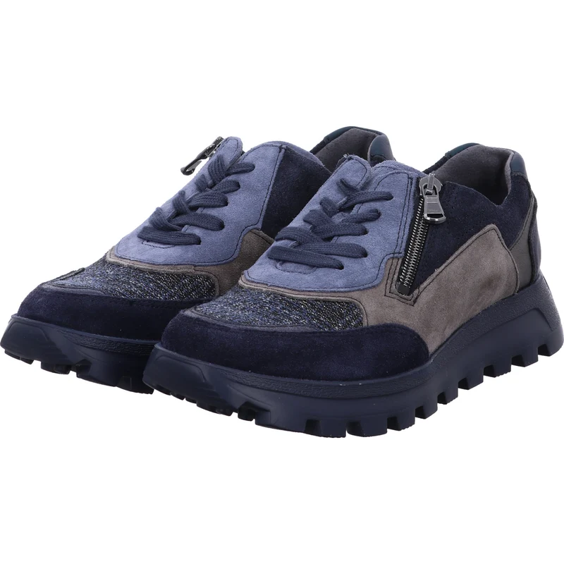 Waldläufer Schnürschuh H-Ajala bl.-kombi.