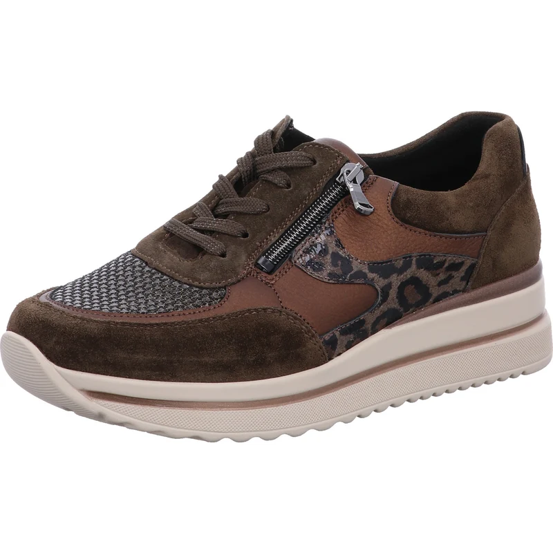 Waldläufer Schnürschuh K-Luana-Soft br.-kombi.