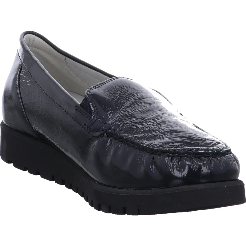 Waldläufer Slipper Hegli blau