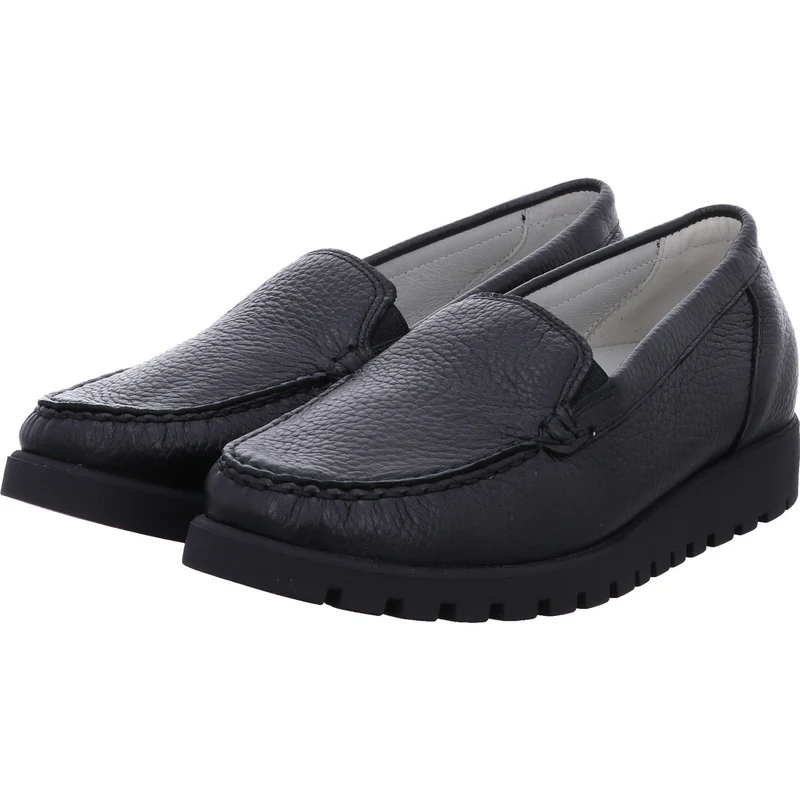 Waldläufer Slipper Hegli schwarz