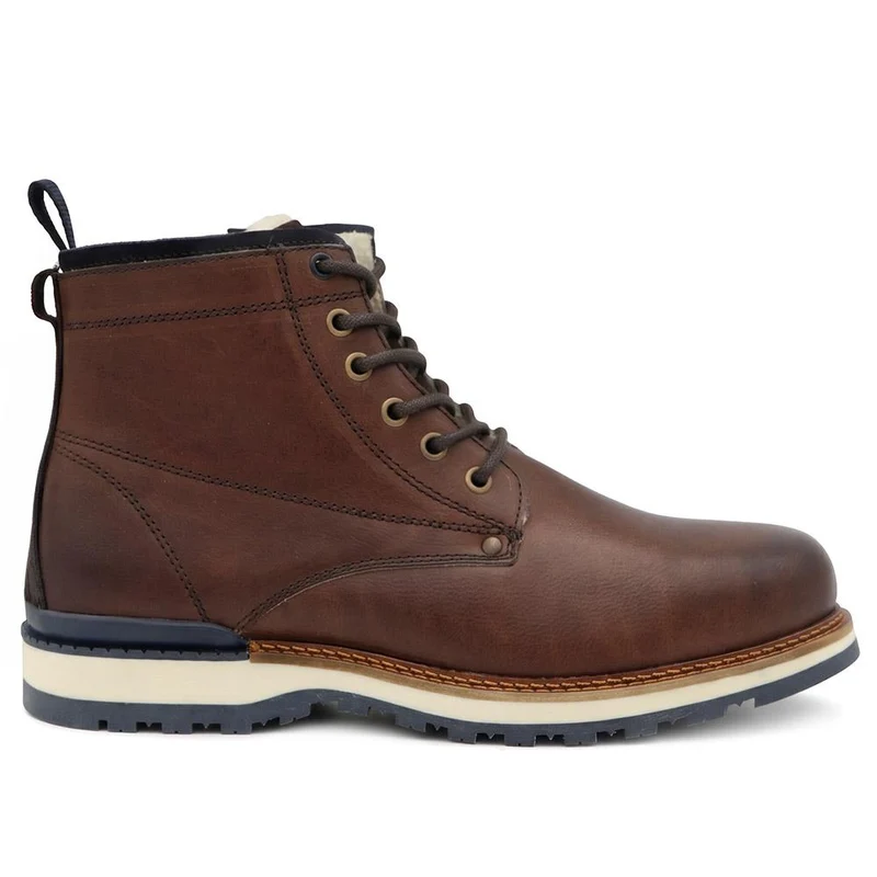 Earling Wide Fir Leather Boots - EALINGWIDE / 330 098