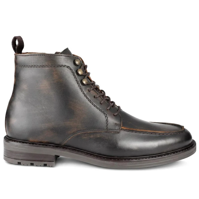 Endric Leather Lace Up Boots - ENDRIC / 330 100